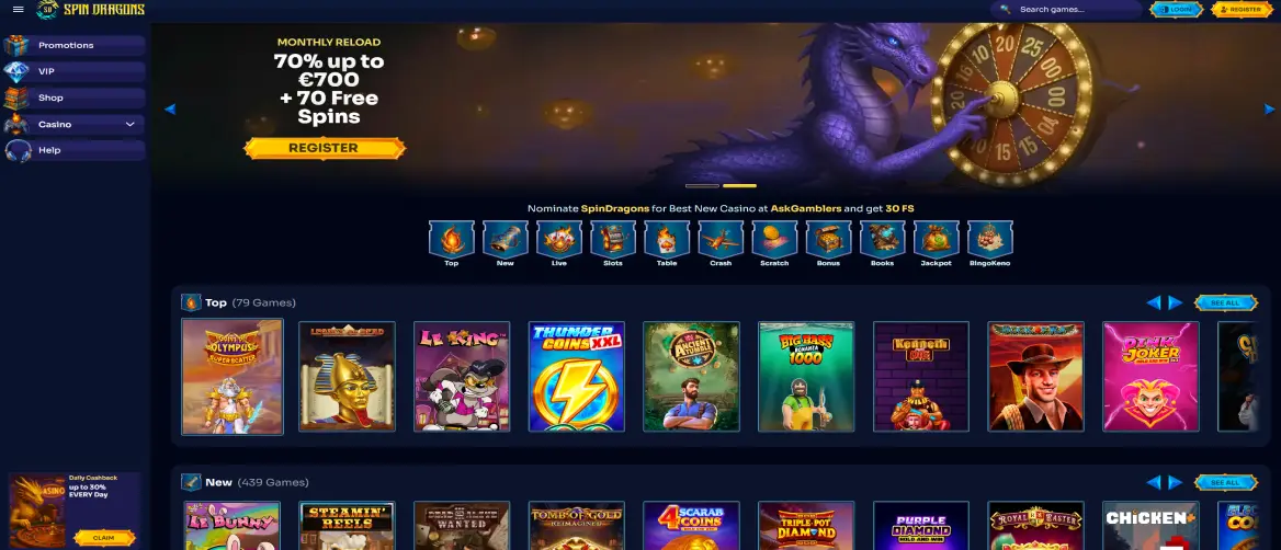 Spindragons Casino